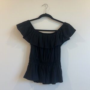 Old Navy - Black Off-Shoulder Top